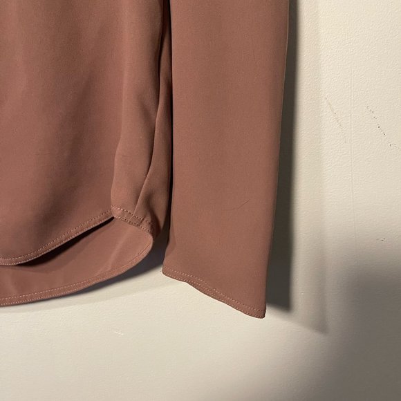 Babaton Tan V-Neck Blouse - Picture 13 of 13